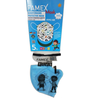 Famex Mask Ffp2 Nr Xxs Erkek Çocuk Maskesi· 