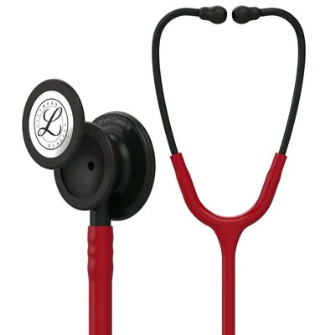 3M™ Littmann® Classic III™ Stetoskop 5868, Siyah Dinleme Çanı, 27 inç, Bordo Hortum