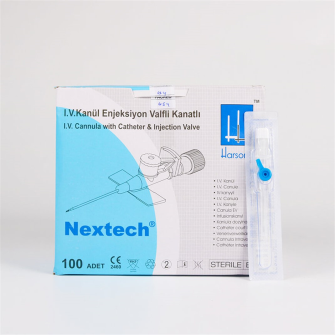 Nextech Branül (İntraket) Pembe (20G) 100 Lü Paket