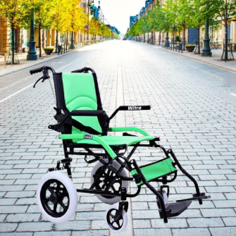Witra Orta Boy Tekerlekli Refakatçi Sandalye Yeşil