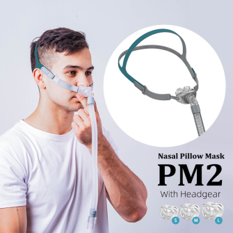 BMC P2 Burun İçi Maskesi Nazal Yastık Sistemi CPAP & BPAP Maskesi