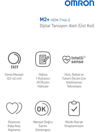 Omron M2 Hafızalı Tansiyon Aleti